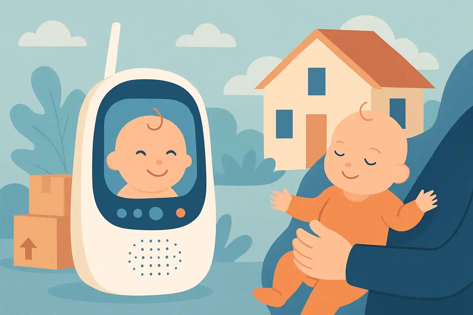 Verhuizen met een baby: zo stel je je babyfoon opnieuw in voor een nieuw huis