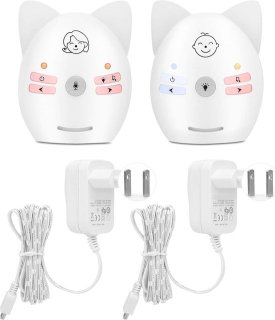 Betrouwbare digitale audio-babyfoon met nachtlampje en 2-way talk