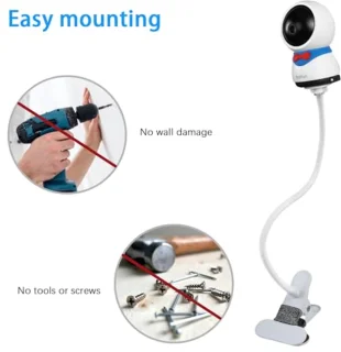 Babyfoonhouder met camera 5s - Universeel en geschikt voor babyfoons