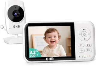 Baby Bewakingscamera met HD-display, Nachtzicht, Bidirectioneel Gesprek en VOX