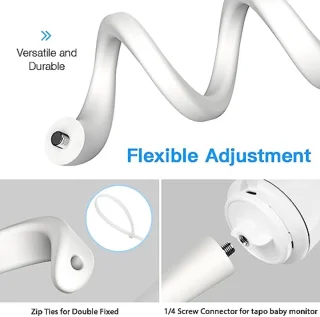 Babyfoonhouder voor babyfoon met camera - Flexibele houder voor optimale plaatsing en zicht
