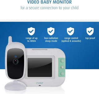 Digitale Video-Babyfoon met Nachtzicht en Intercomfunctie