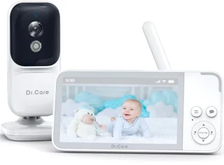 Babyfoon met Camera en 3.5" Scherm – Video Monitor met Nachtzicht en 2-Weg Audio