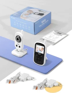 Draadloze babyfoon met LCD-scherm 2,4 inch – Betrouwbare video- en audioverbinding voor ouders
