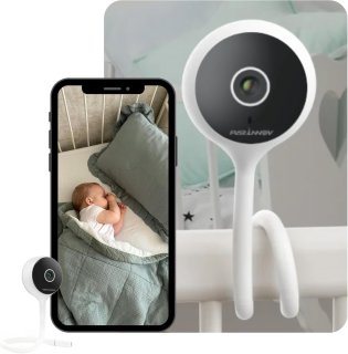 De 3MP Video Babyfoon met WiFi, Huildetectie, Nachtzicht en Temperatuurmonitoring in één oogopslag