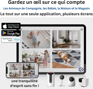 3MP Video Babyfoon met WiFi, Huildetectie, Nachtzicht en Temperatuurmonitoring