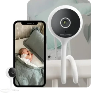3MP Video Babyfoon met WiFi, Huildetectie, Nachtzicht en Temperatuurmonitoring