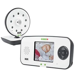 Digitale babyfoon met camera en videodisplay - tot 4 camera's, vrij van hoogfrequente straling in eco-modus
