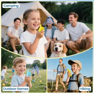 Opladbare Kinder Walkie Talkie met Zaklamp - Bereik tot 5 km voor Avonturen