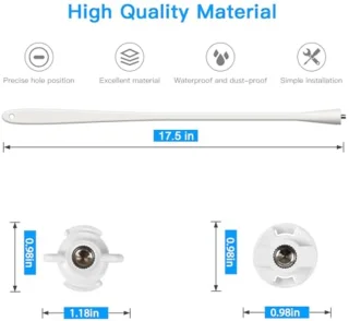 Babyfoonhouder voor HB40/HB65/HB66/HB6339/HB6336/HB6351/HB6550 & Blemil BL9052-2 - Montagebeugels Compatibel met Camera's
