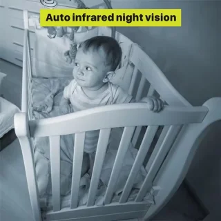 Babyfoon - 5-inch Scherm - Met Camera & Audio op afstand - Tweerichtingsgesprek - VOX-Modus - Incl. Slaapliedjes - BabyPhone