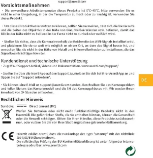 2K UHD Video Baby Monitor met 12.7 cm LCD Scherm, Draaifunctie en Automatische Volging