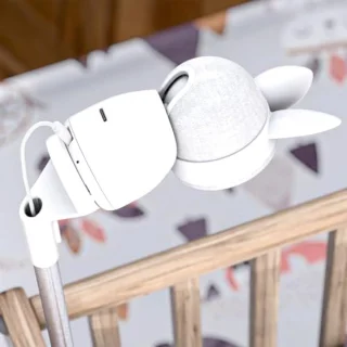 2K UHD Video Baby Monitor met 12.7 cm LCD Scherm, Draaifunctie en Automatische Volging