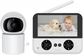 Babyfoon - Babyfoon met camera - Op afstand bestuurbaar - Video & Audio - Baby monitor