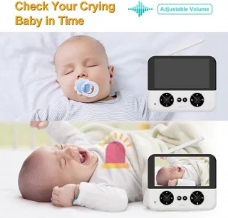Babyfoon - Babyfoon met camera - Op afstand bestuurbaar - Video & Audio - Baby monitor
