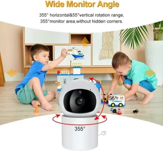 Babyfoon - Babyfoon met camera - Op afstand bestuurbaar - Video & Audio - Baby monitor