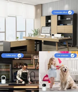 Babyfoon - Babyfoon met camera - Op afstand bestuurbaar - Video & Audio - Baby monitor