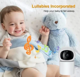 Babyfoon - Babyfoon met camera - Op afstand bestuurbaar - Video & Audio - Baby monitor