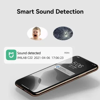 Babyfoon - met Camera - Baby Monitor - Binnencamera - WiFi6 - AI-detectie - Geen stekker - 3K - 360°- Weergave - met kleurennachtzicht - Wit