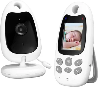 Babyfoon met Camera en Wifi - Babyphone met Thermometer - Two-Way Audio - Nachtzicht