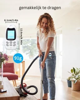 Babyfoon met Camera en Wifi - Babyphone met Thermometer - Two-Way Audio - Nachtzicht