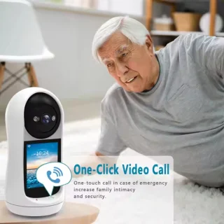 Babyfoon met Camera - Tweeweg Video & Audio - Baby Monitor - Lichaamstracking - WiFi Camera - Beweging Detectie & Alarm - Video oproep - Intercom - Smart 2MP Baby Security Camera - IP Wireless CCTV Surveillance