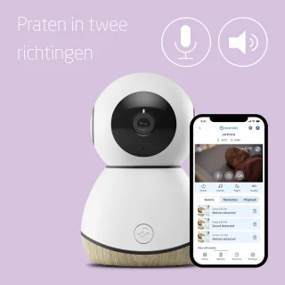 HD Babymonitor met Camera en Audio - Slimme Wi-Fi Monitor voor Kinderen