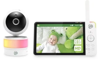 Video Babyfoon met 7" HD 720p Scherm, 360° Pan & Tilt, Nachtzicht, Temperatuur & Vochtigheidssensor