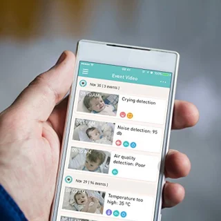 HD Wifi Babycamera met Nachtzicht en Audiofunctie