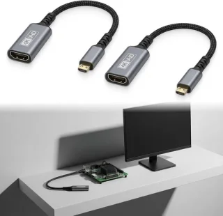 2 stuks video-adapters 4K 60Hz - ShopVlot