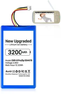 3200mAh oplaadbare batterij voor babyfoon