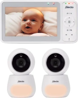 Alecto babyfoon bundel DVM2050 + DVM2050C wit