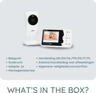 Alecto BO64 Babyfoon met Camera Wit