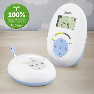 Alecto DBX-112 DECT Babyfoon Wit/Blauw
