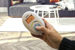 Alecto DBX-112 DECT Babyfoon Wit/Blauw