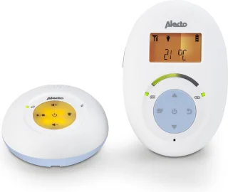 Alecto DBX-112 DECT Babyfoon Wit/Blauw