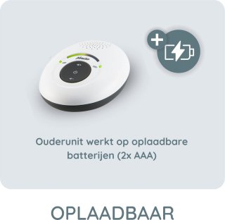 Alecto DBX-115 Babyfoon Wit/Antraciet