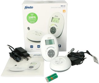 Alecto DBX-125 Full Eco DECT Babyfoon Wit/Antraciet