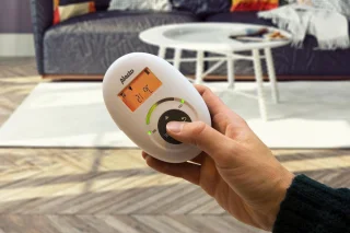 Alecto DBX-125 Full Eco DECT Babyfoon Wit/Antraciet