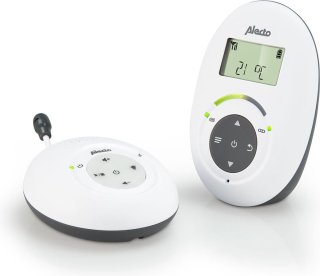 Alecto DBX-125 Full Eco DECT Babyfoon Wit/Antraciet
