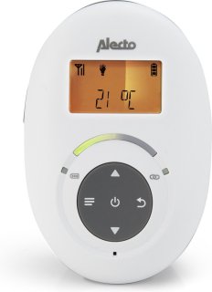 Alecto DBX-125 Full Eco DECT Babyfoon Wit/Antraciet