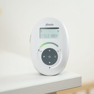 Alecto DBX-125 Full Eco DECT Babyfoon Wit/Antraciet
