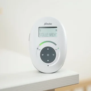Alecto DBX-125 Full Eco DECT Babyfoon Wit/Antraciet