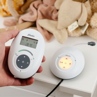 Alecto DBX-125 Full Eco DECT Babyfoon Wit/Antraciet