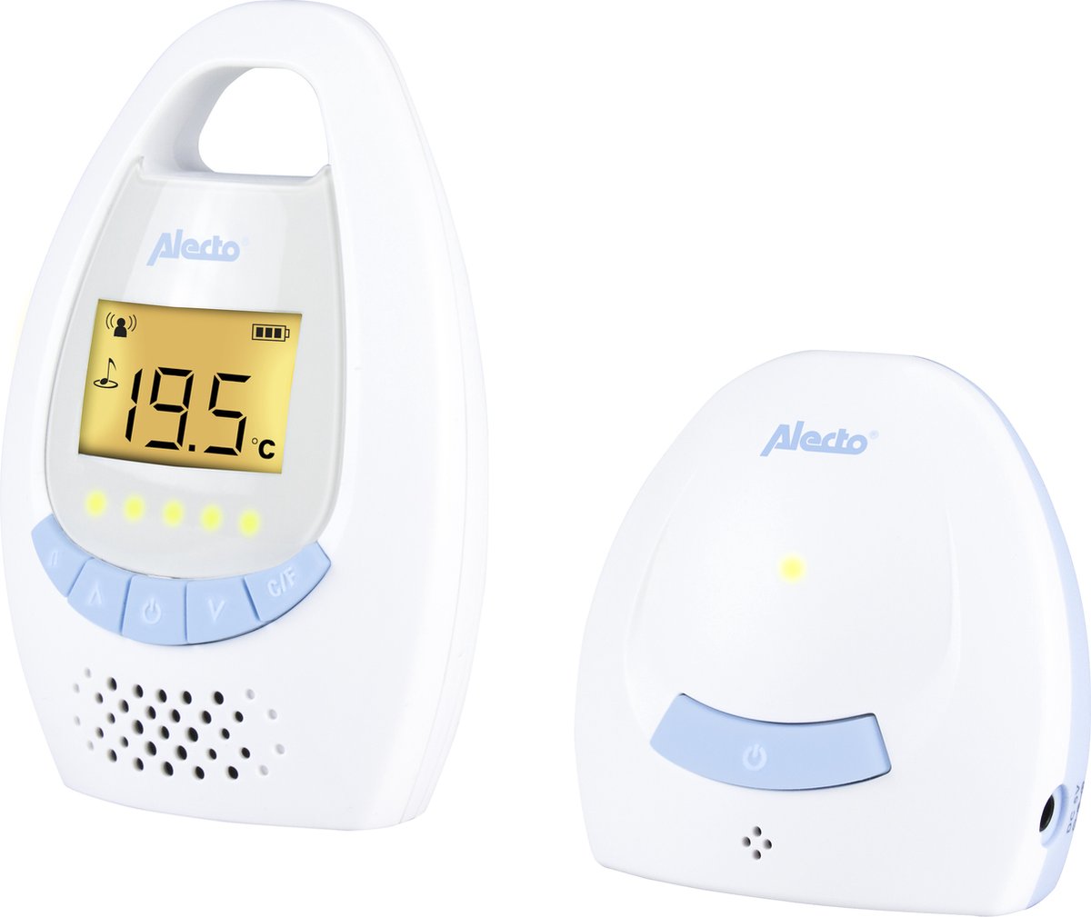 Alecto DBX-20 Digitale Babyfoon Wit/Blauw