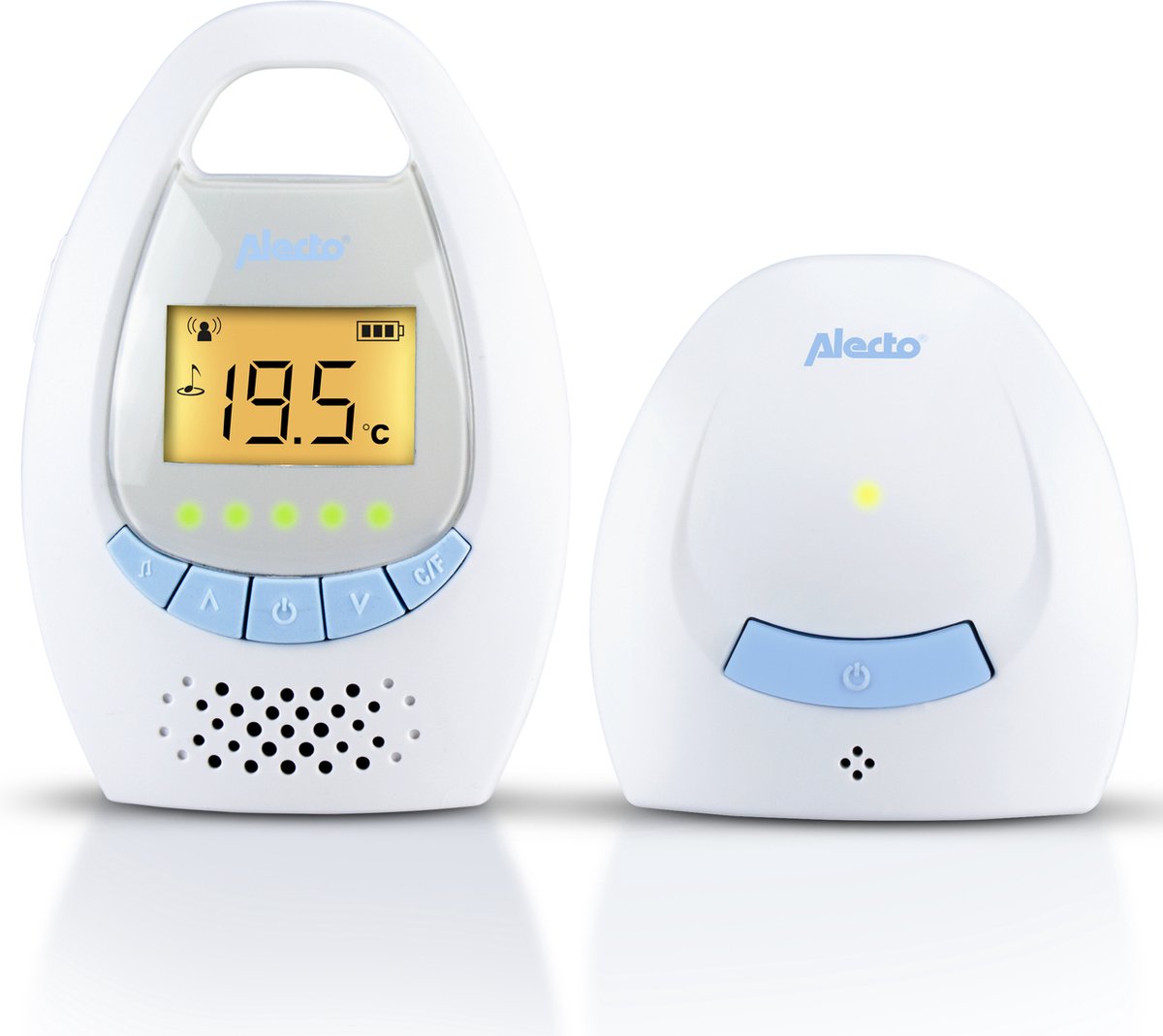 Alecto DBX-20 Digitale Babyfoon Wit/Blauw