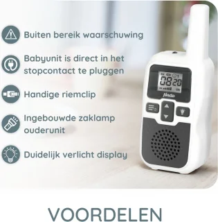 Alecto DBX-80 Audio Babyfoon Bundel met 2 Babyunits