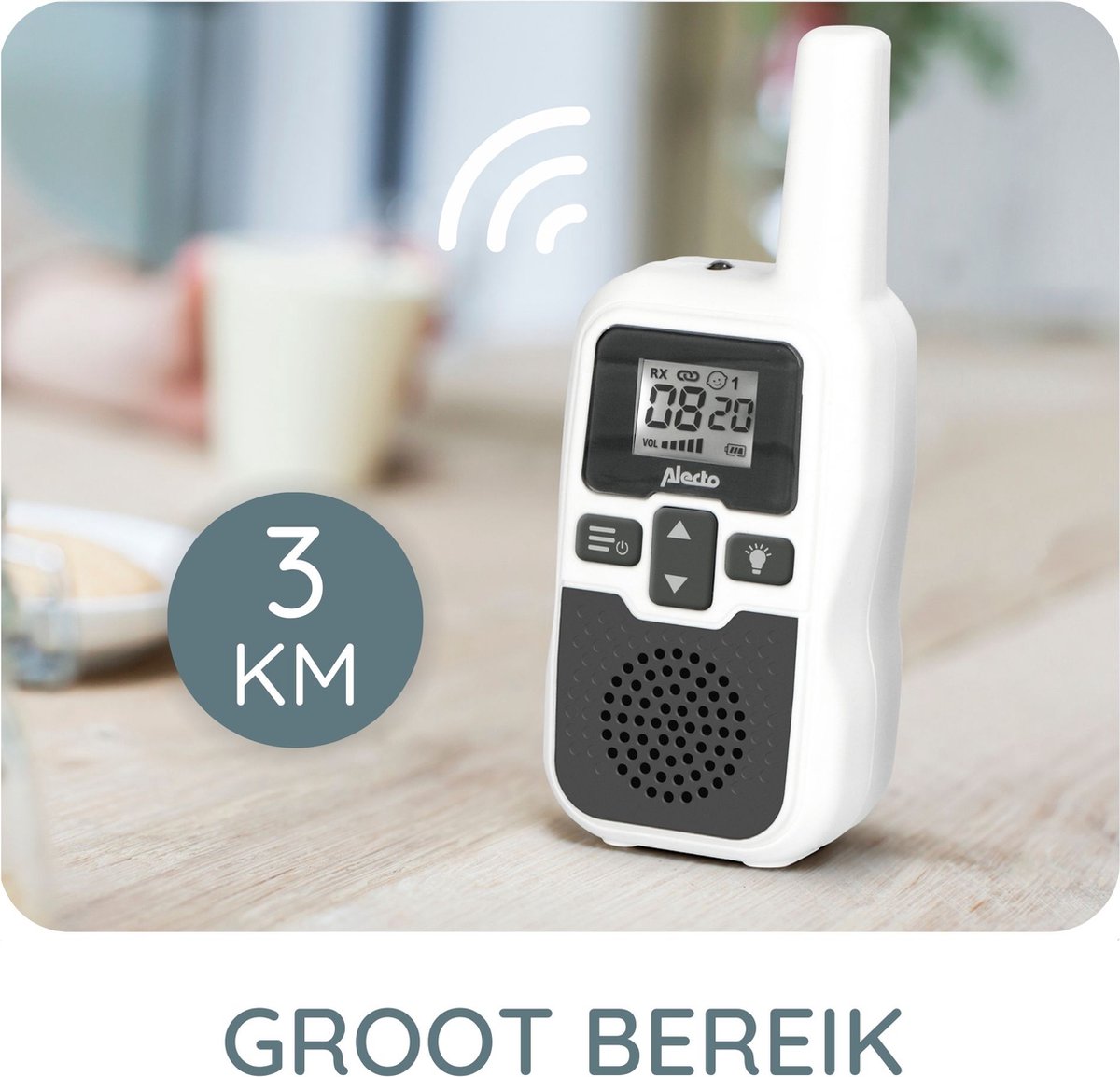 Alecto DBX-80 Audio Babyfoon Bundel met 2 Babyunits