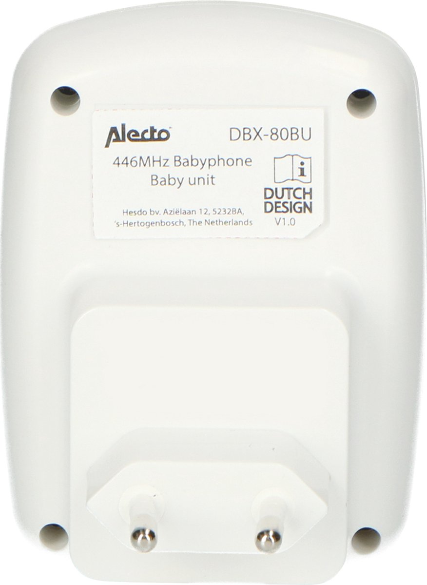 Alecto DBX-80 Audio Babyfoon Bundel met 2 Babyunits