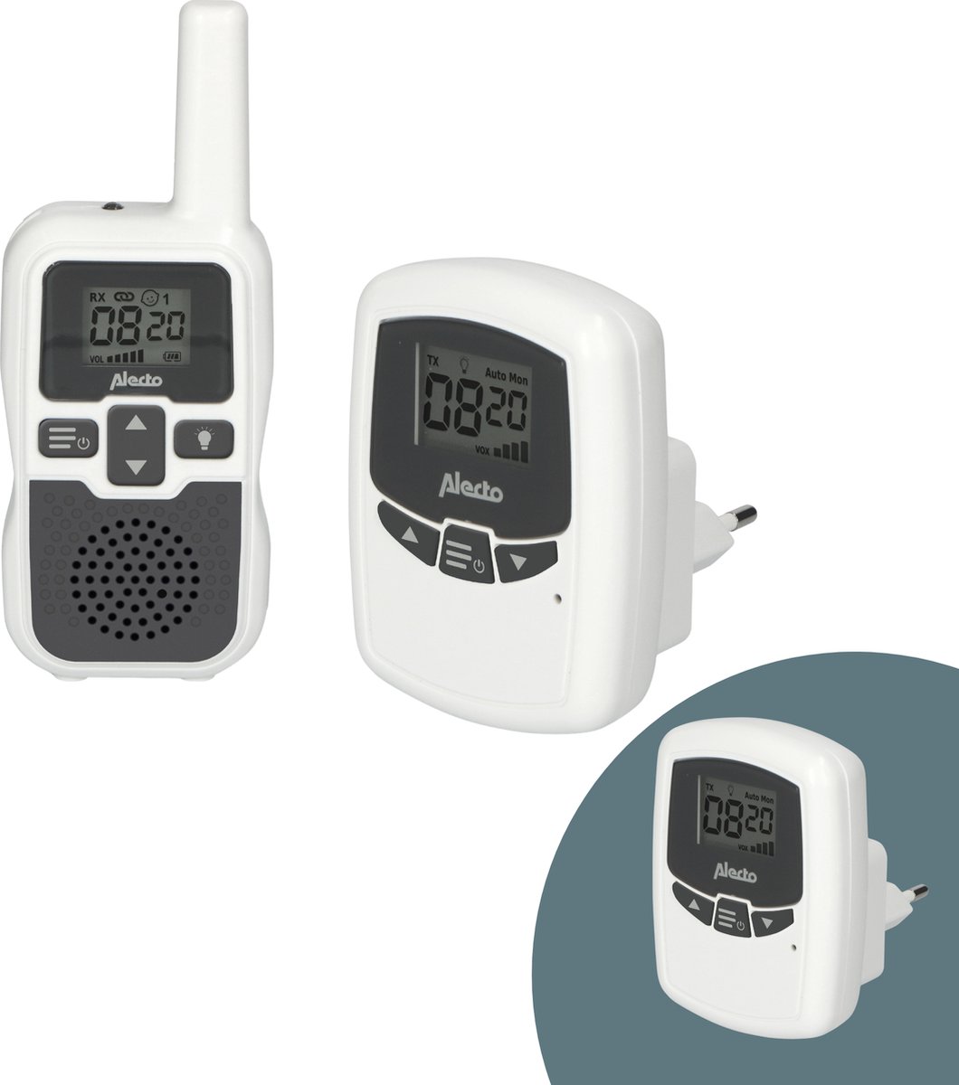 Alecto DBX-80 Audio Babyfoon Bundel met 2 Babyunits